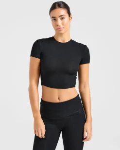Lounge Ribbed T Shirt