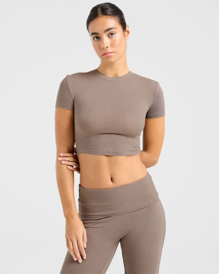 Lounge Ribbed T Shirt