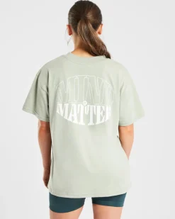 Mind Over Matter Oversized T Shirt