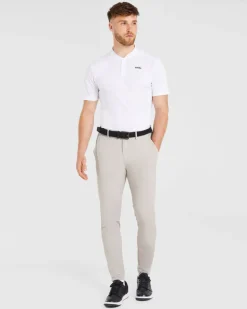 Performance Collarless Polo Shirt