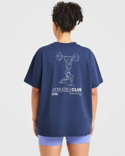 Power Lifting Illustration T Shirt