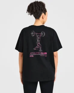 Power Lifting Illustration T Shirt