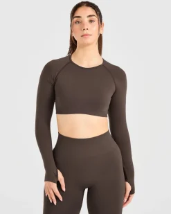 Power Seamless Long Sleeve Crop Top