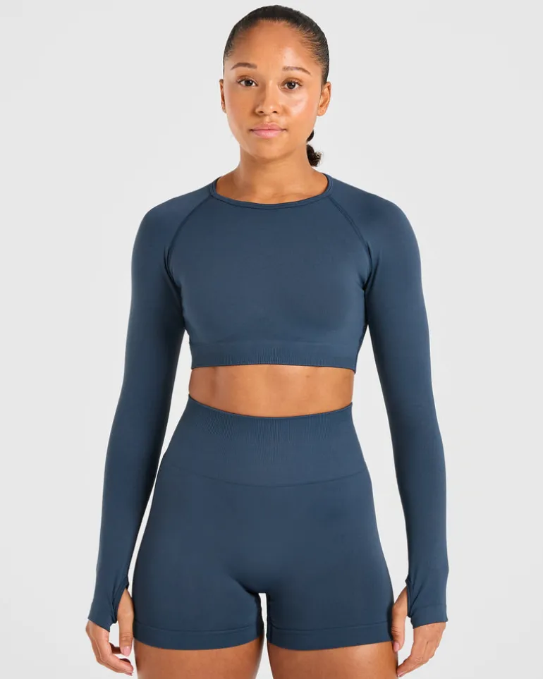 Power Seamless Long Sleeve Crop Top
