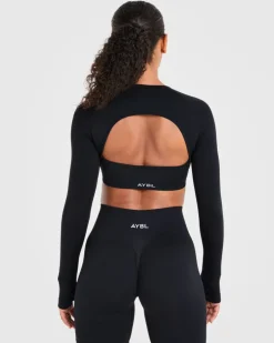 Power Seamless Long Sleeve Crop Top