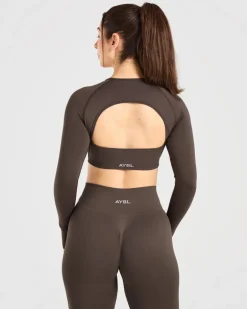 Power Seamless Long Sleeve Crop Top
