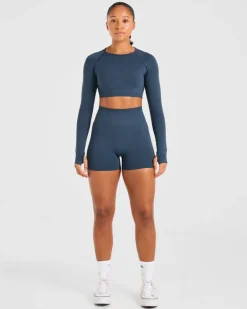 Power Seamless Long Sleeve Crop Top