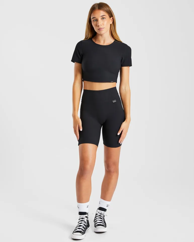 Sculpt Ribbed Crop Top