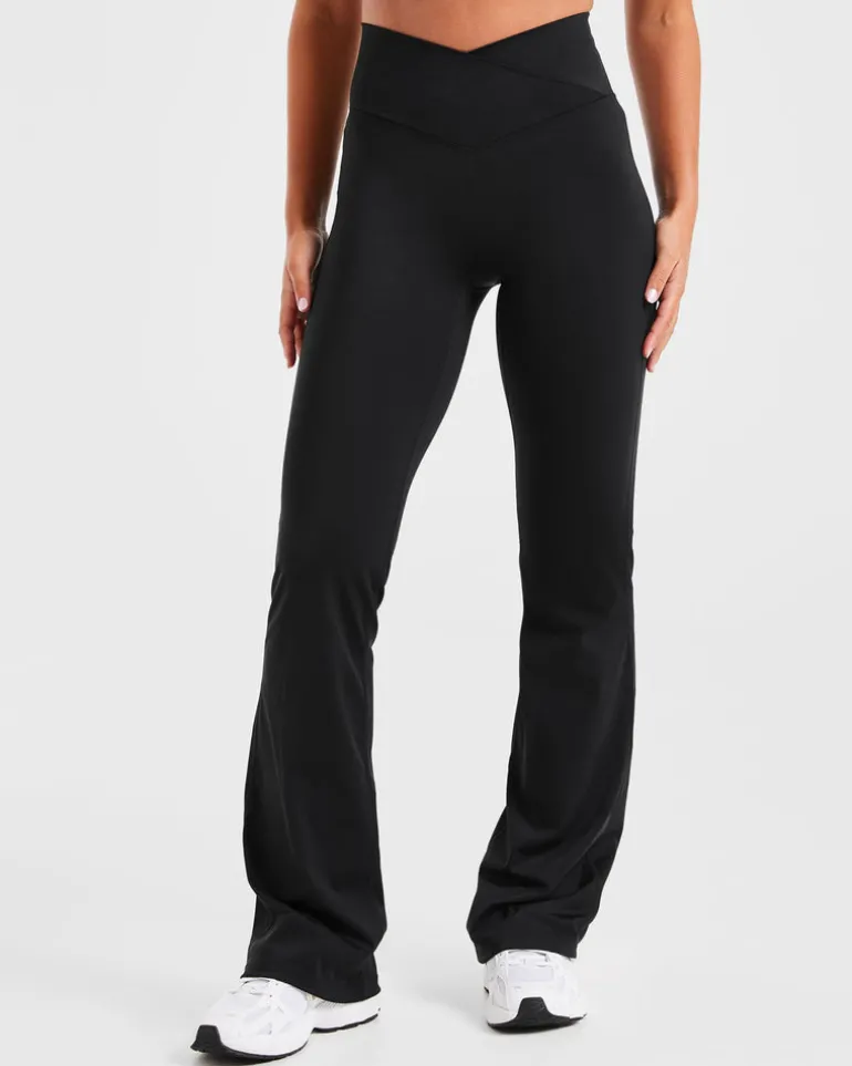 Sculpt Wrap Flared Leggings