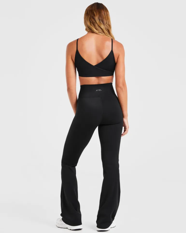 Sculpt Wrap Flared Leggings