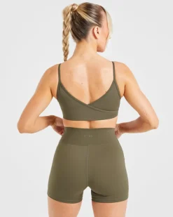 Sculpt Wrap Sports Bra