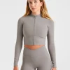 Sculpt Wrap Zip Up Jacket
