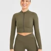 Sculpt Wrap Zip Up Jacket