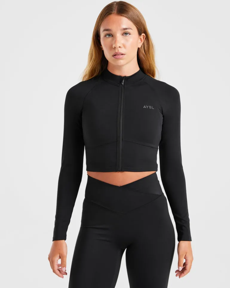 Sculpt Wrap Zip Up Jacket