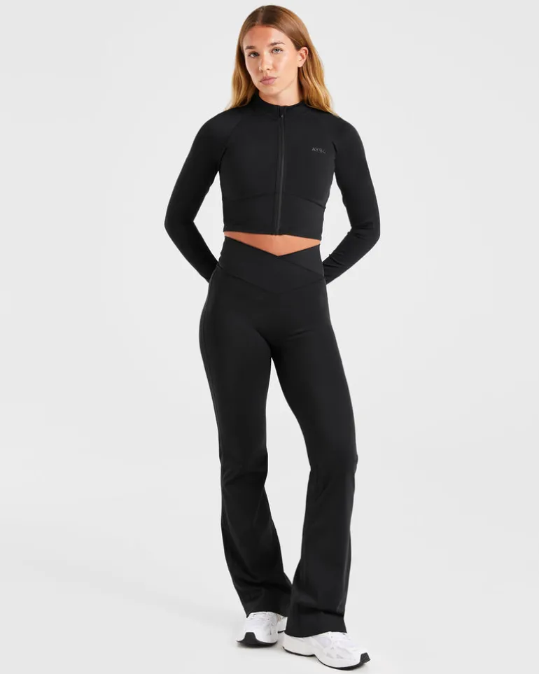 Sculpt Wrap Zip Up Jacket