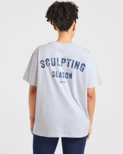Sculpting Season Oversized T Shirt