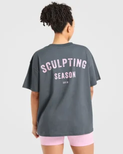 Sculpting Season Oversized T Shirt