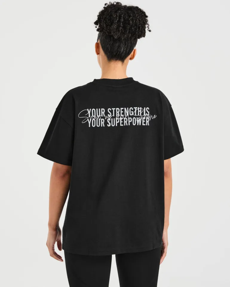 Show Up Oversized T Shirt