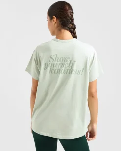 Show Yourself Kindness Oversized T Shirt