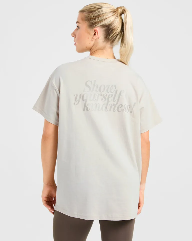 Show Yourself Kindness Oversized T Shirt