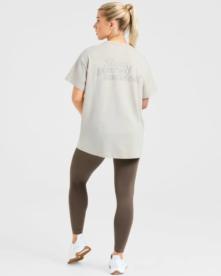 Show Yourself Kindness Oversized T Shirt