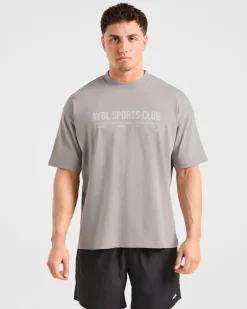Sports Club Dot Oversized T Shirt