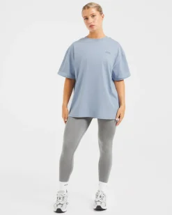 Sports Club Wavy Oversized T Shirt