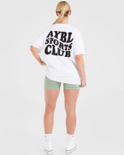 Sports Club Wavy Oversized T Shirt