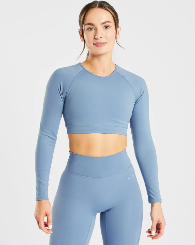 Staple Long Sleeve Crop Top