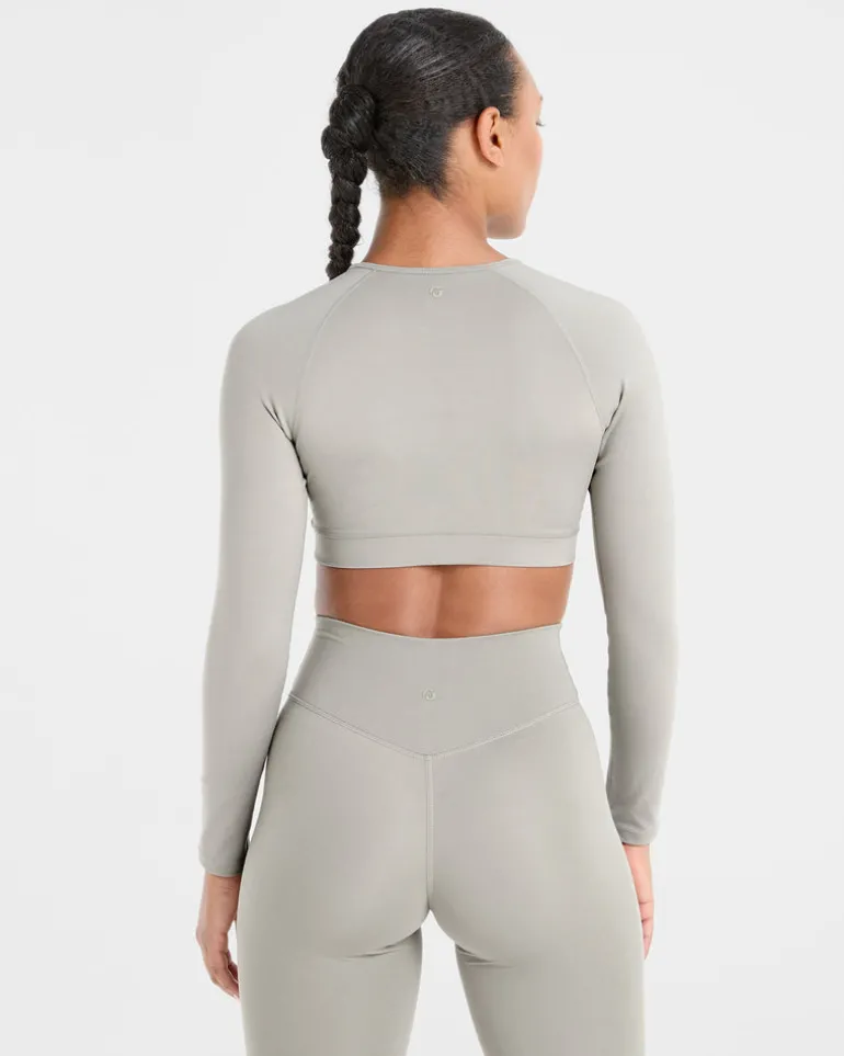 Staple Long Sleeve Crop Top