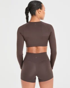 Staple Long Sleeve Crop Top