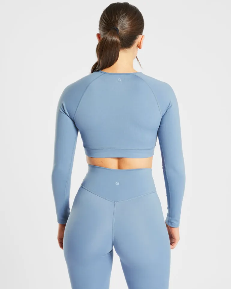 Staple Long Sleeve Crop Top