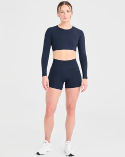 Staple Long Sleeve Crop Top