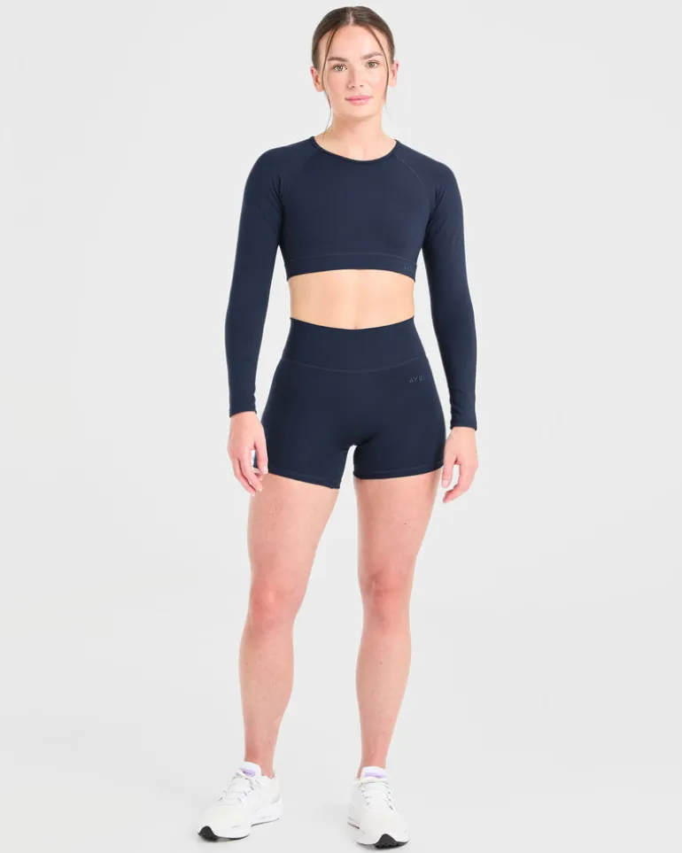 Staple Long Sleeve Crop Top