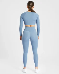 Staple Long Sleeve Crop Top