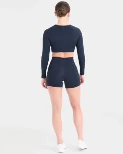 Staple Long Sleeve Crop Top