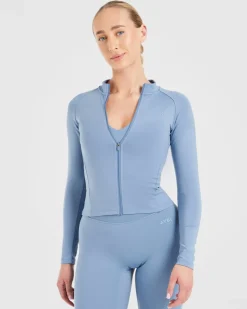 Staple Longline Zip Jacket