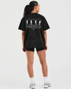 Strength Club Oversized T Shirt