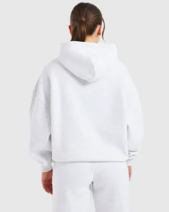 Varsity Embroidered Oversized Hoodie