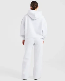 Varsity Embroidered Oversized Hoodie