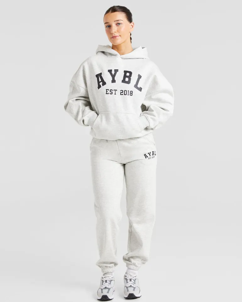 Varsity Graphic Oversized Hoodie