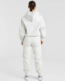 Varsity Graphic Oversized Hoodie